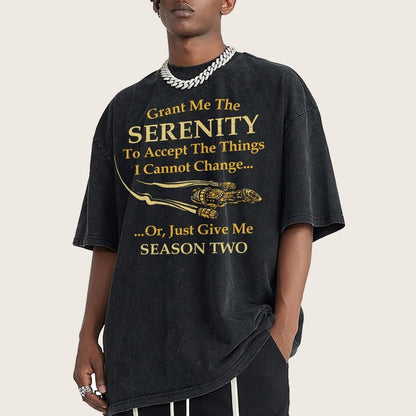 Grant Me Serenity Vintage Distressed T-shirt