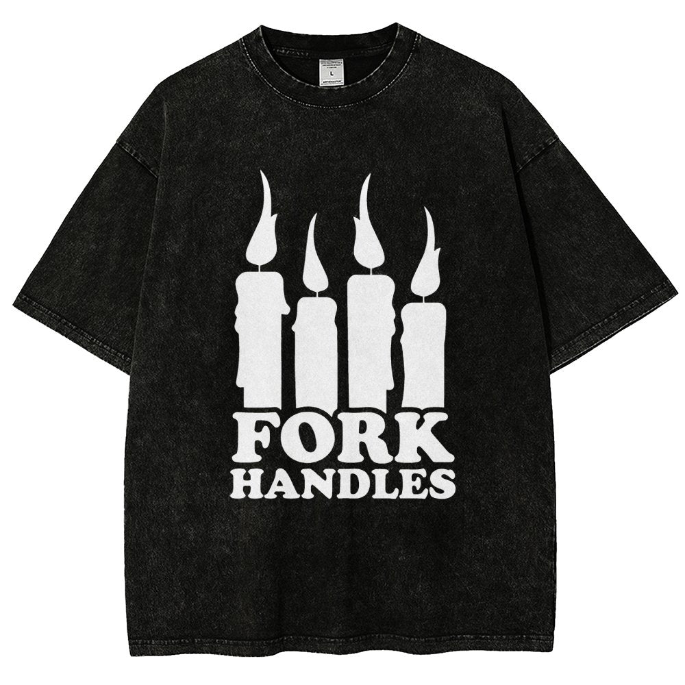 Or Is It Fork Handles？ Vintage Distressed T-shirt
