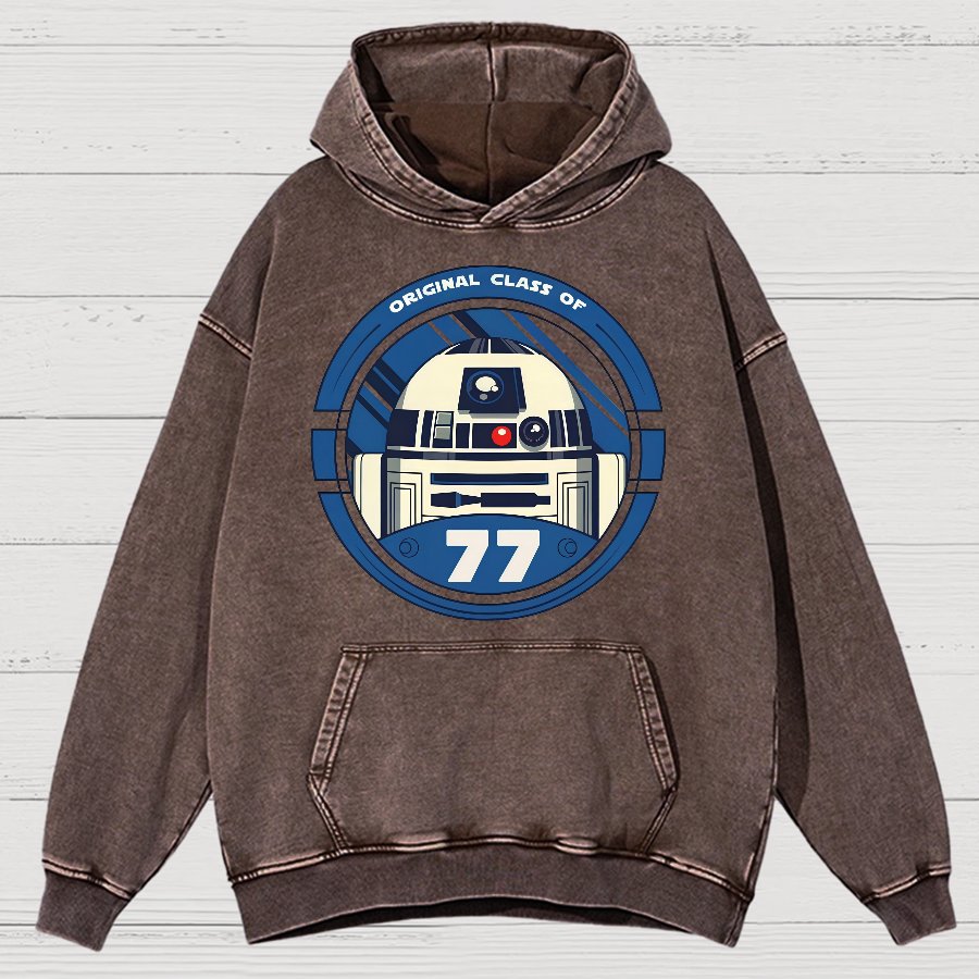 Original Class Of 77 Vintage Distressed Hoodie