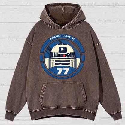 Original Class Of 77 Vintage Distressed Hoodie