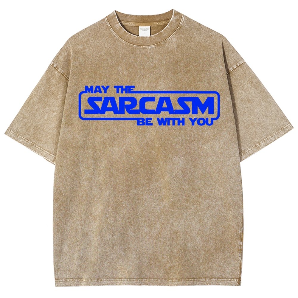 May The Sarcasm Be With You Vintage Distressed T-shirt