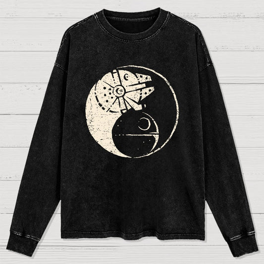 Balancing The Power Washed Long Sleeve Tee