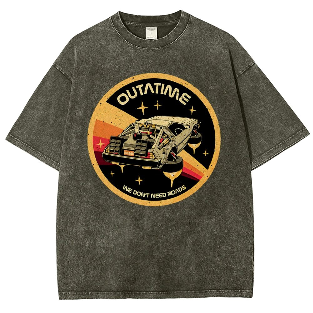 Vintage Time Travel Vintage Distressed T-shirt