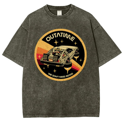 Vintage Time Travel Vintage Distressed T-shirt