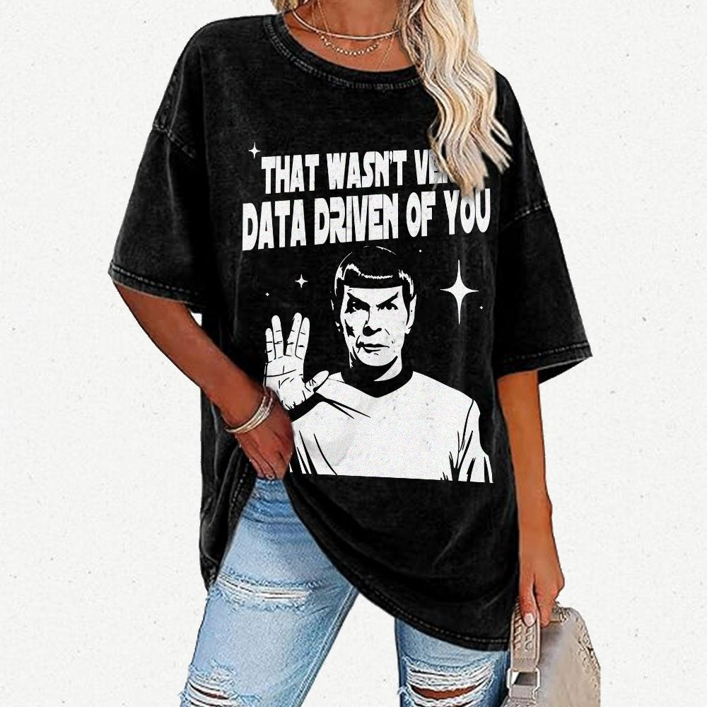 That Wasn't Very Logic Based Of You Vintage Distressed T-shirt