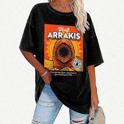 Come For The Spice Vintage Distressed T-shirt