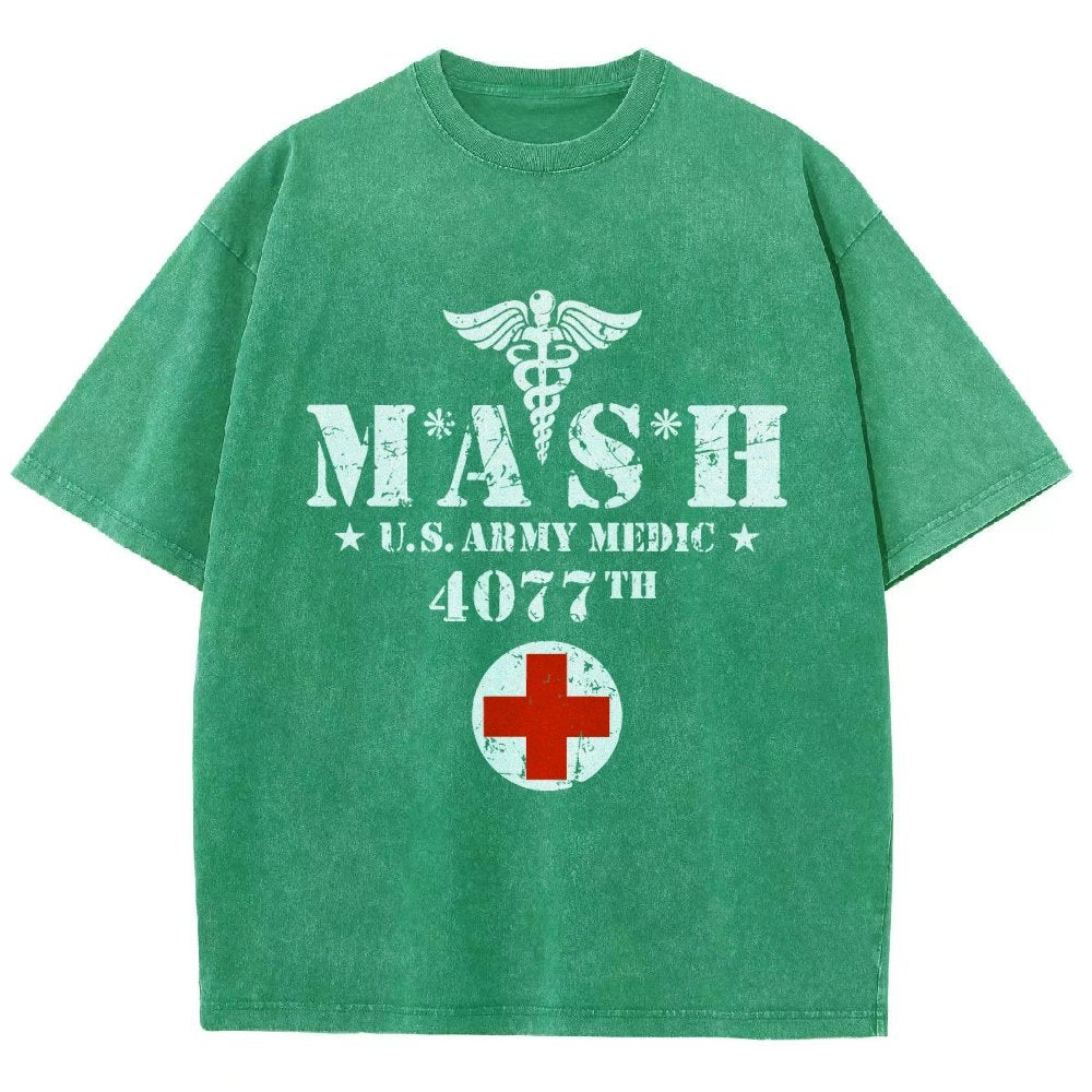 Old School University Vintage Distressed T-shirt
