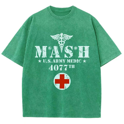 Old School University Vintage Distressed T-shirt