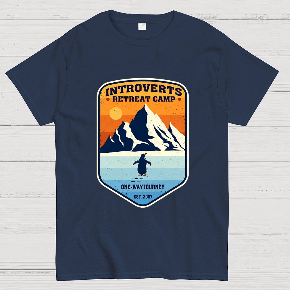 Introverts Retreat Camp Geek T-Shirt