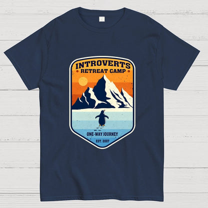 Introverts Retreat Camp Geek T-Shirt