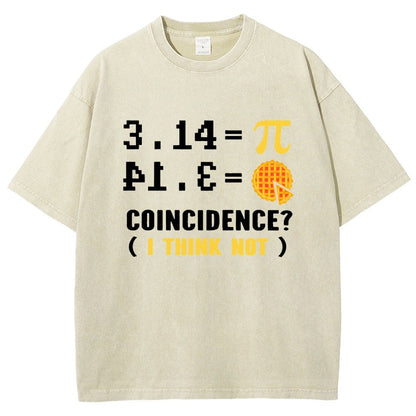 3.14 = pi coincidence (i think not) Vintage Distressed T-shirt
