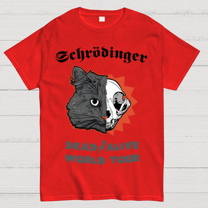 Schrodinger -Dead   Alive World Tour Geek T-Shirt