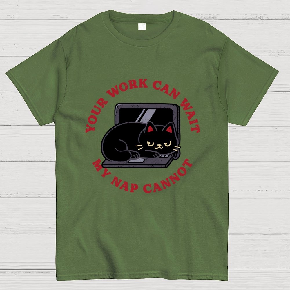 Work Can Wait, Nap Cannot Geek T-Shirt
