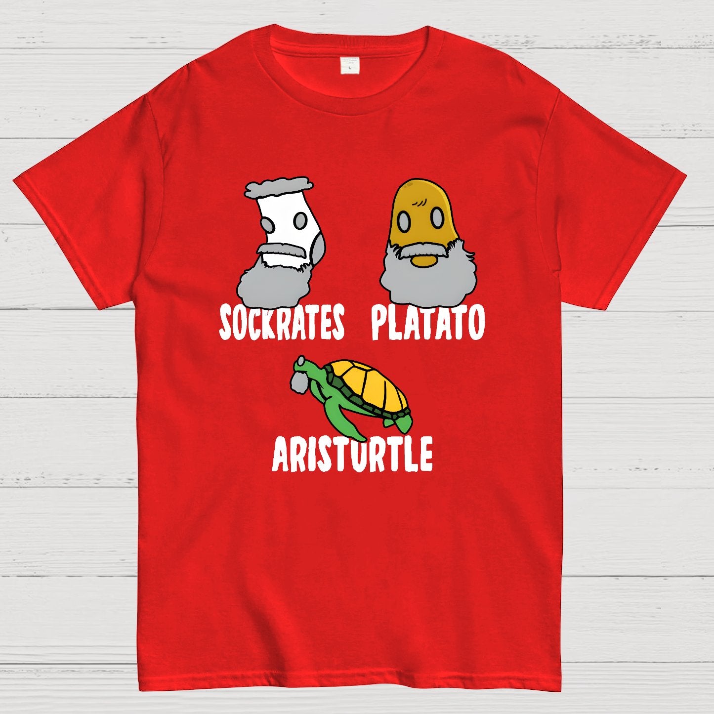 SOCKRATES PLATATO ARISTURTLE Geek T-Shirt