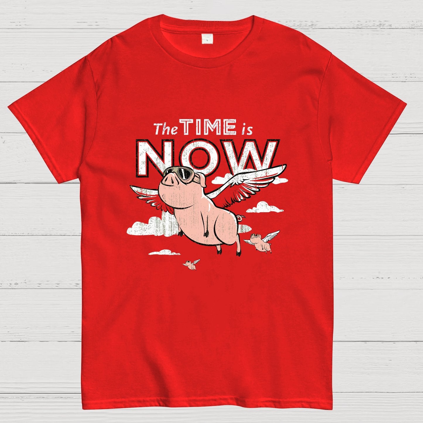 The Time Is Now Geeky T-Shirt