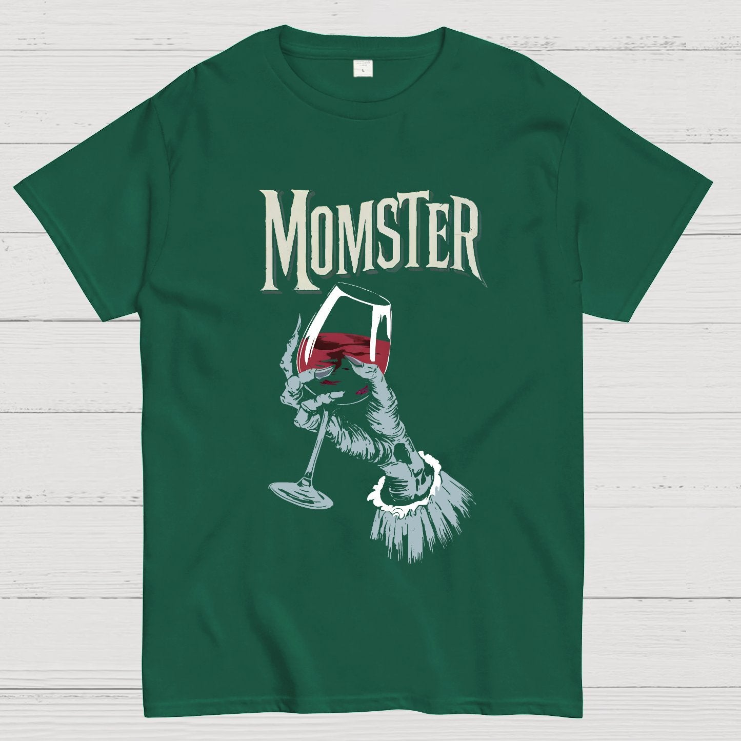 Funny Momster Design Halloween Art Geek T-Shirt