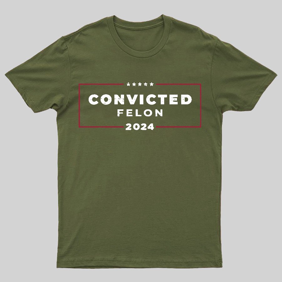2024 Convicted Felon Geeky T-Shirt