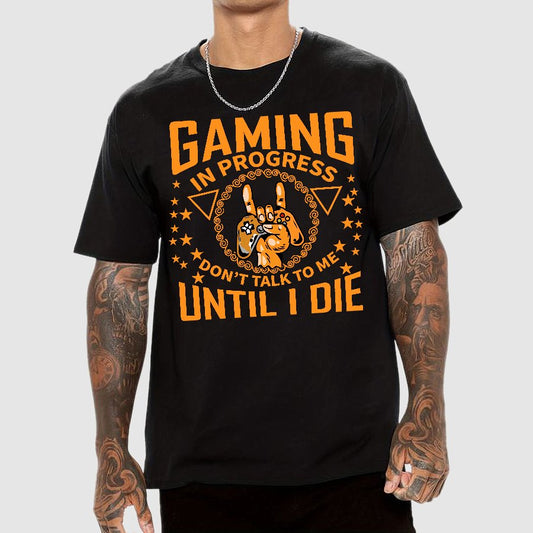 Don't talk to me while the game is going on Geek T-Shirt