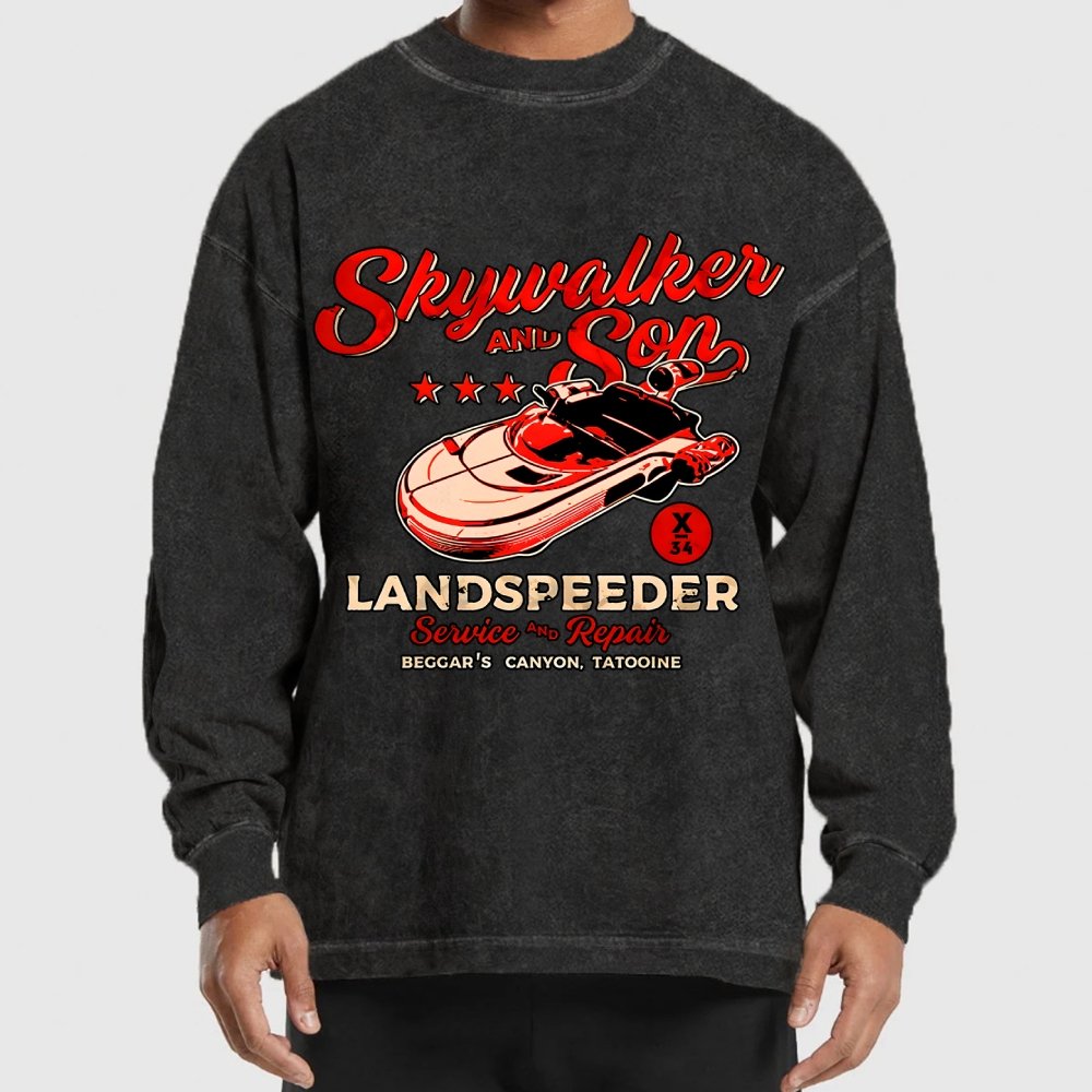 Speeder Shop Washed Long Sleeve Tee