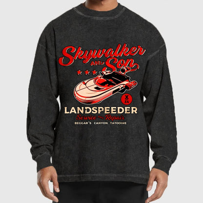 Speeder Shop Washed Long Sleeve Tee