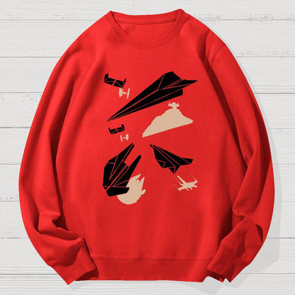 Paper Wars Geek Cotton Sweatshirt