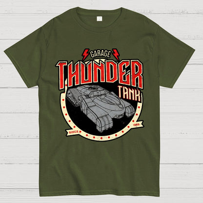 Thunder Tank Garage Buy Now Geek T-Shirt