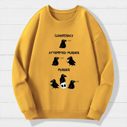From Conspiracy To Murder Geek Cotton Sweatshirt
