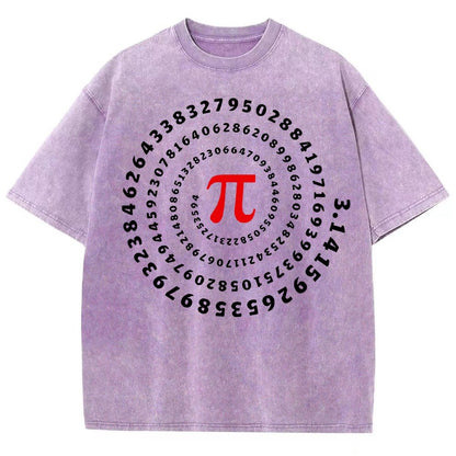 Pi Science Number Sequence Vintage Distressed T-shirt