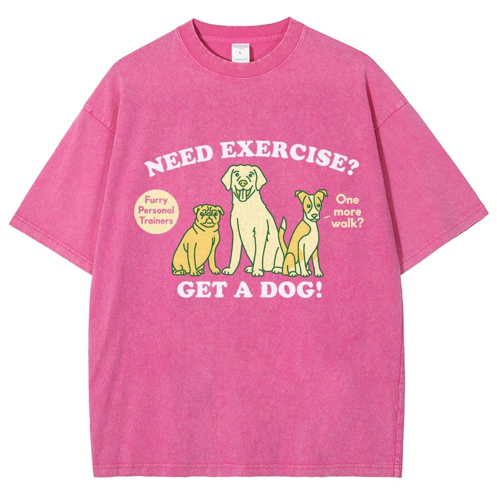 My Dog is My Personal Trainer Vintage Distressed T-shirt