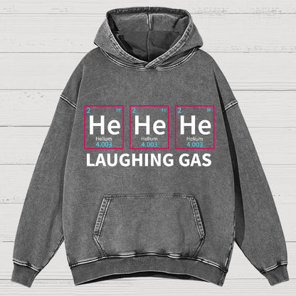 Laughing Gas Periodic Table of Elements Vintage Distressed Hoodie