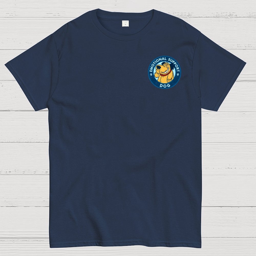 Dog Support Or Not? Front And Back Printing Geek T-Shirt