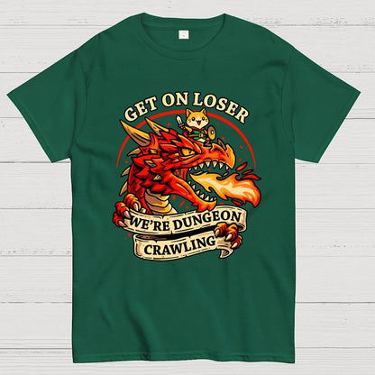 Dungeon Crawling Dragon Geek T-Shirt