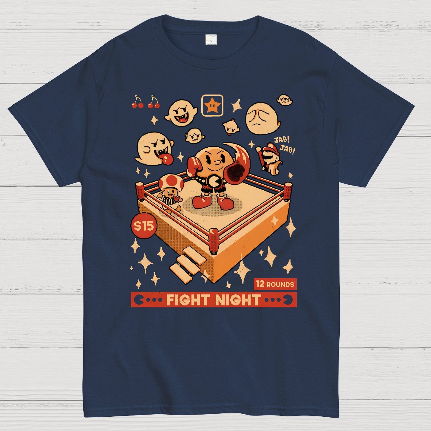Retro Arcade Showdown Geek T-Shirt