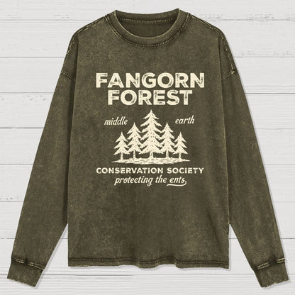 Enchanted Forest Washed Long Sleeve Tee