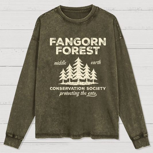 Enchanted Forest Washed Long Sleeve Tee