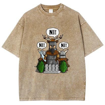The Knights Of Adventure Vintage Distressed T-shirt