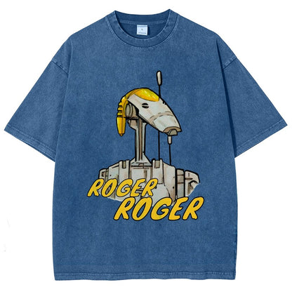 Roger, roger Vintage Distressed T-shirt
