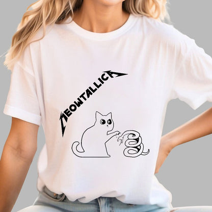 The Black Meow Geek T-Shirt