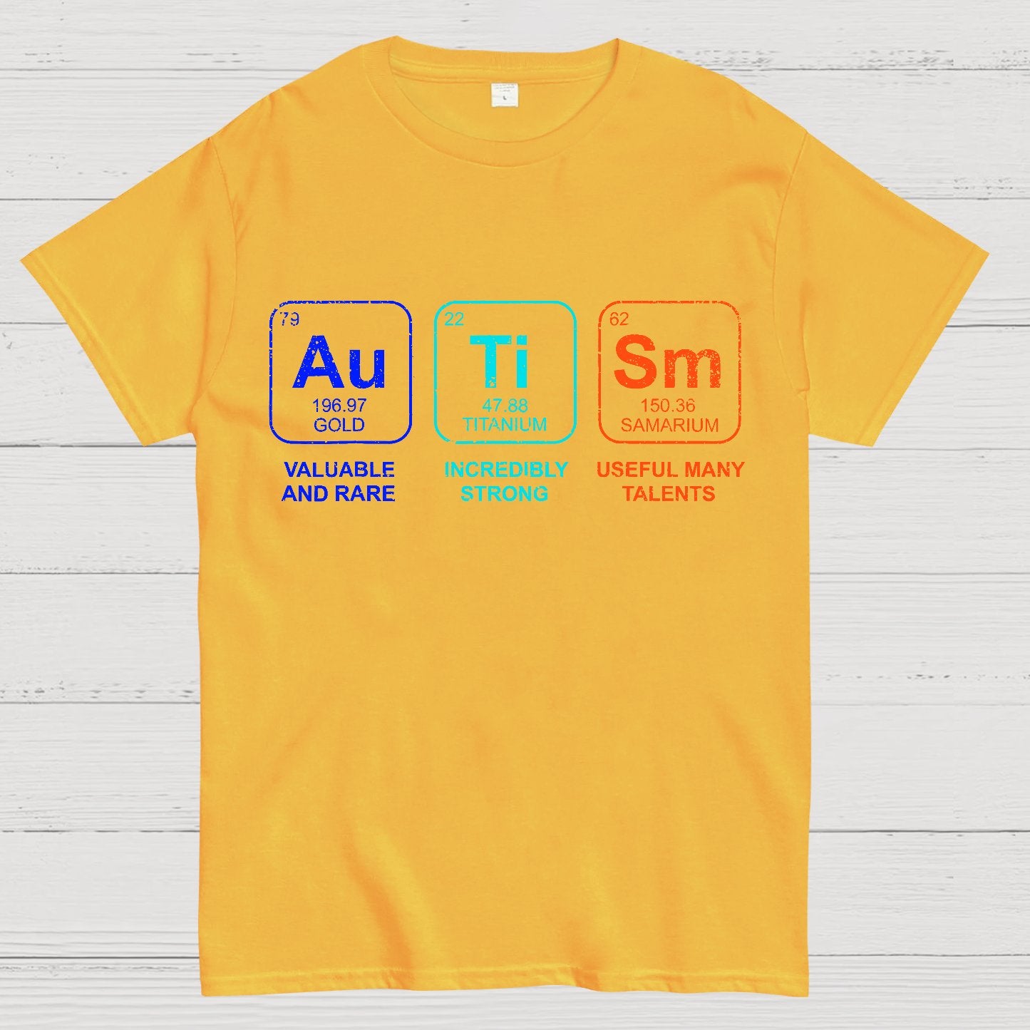 Autism Periodic Table Geek T-Shirt