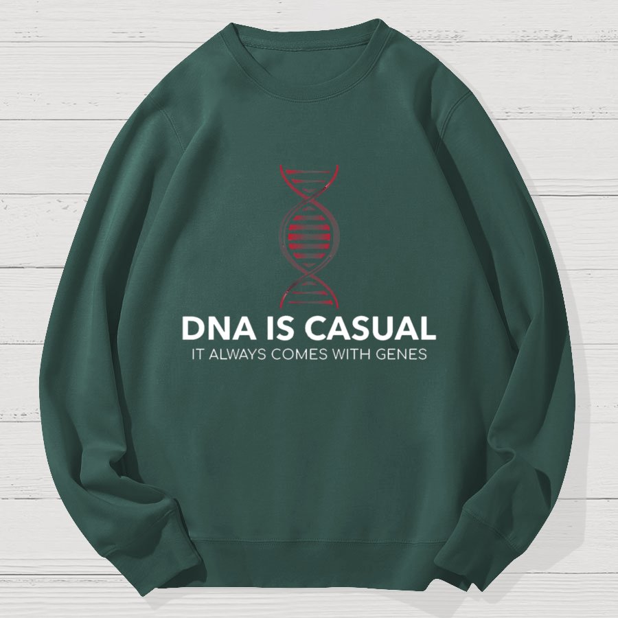DNA Is Casual Geek Cotton Sweatshirt