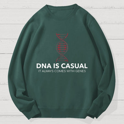 DNA Is Casual Geek Cotton Sweatshirt