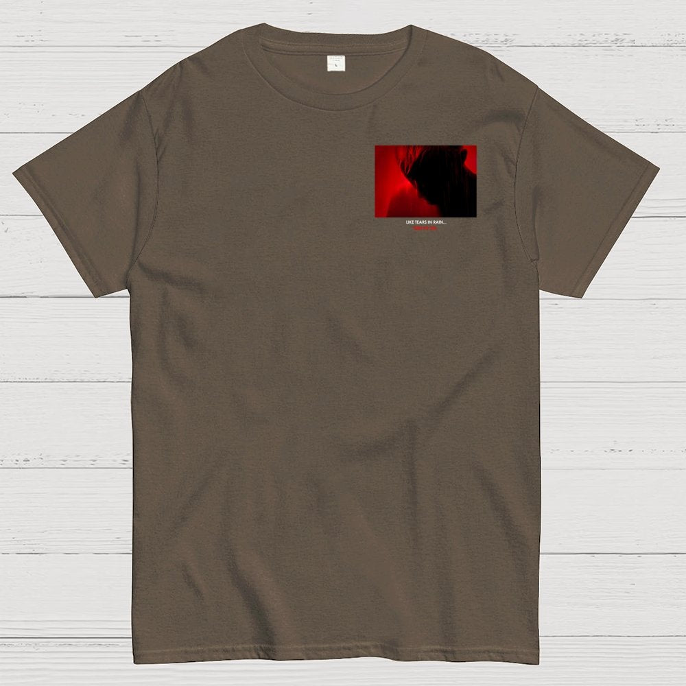 Tears in Rain-Tears in Red-Time to Die Front And Back Printing Geek T-Shirt