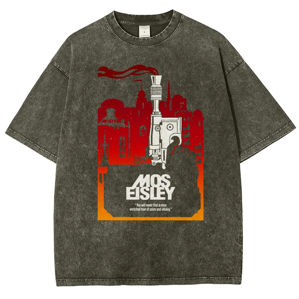 Galactic Streets Vintage Distressed T-shirt