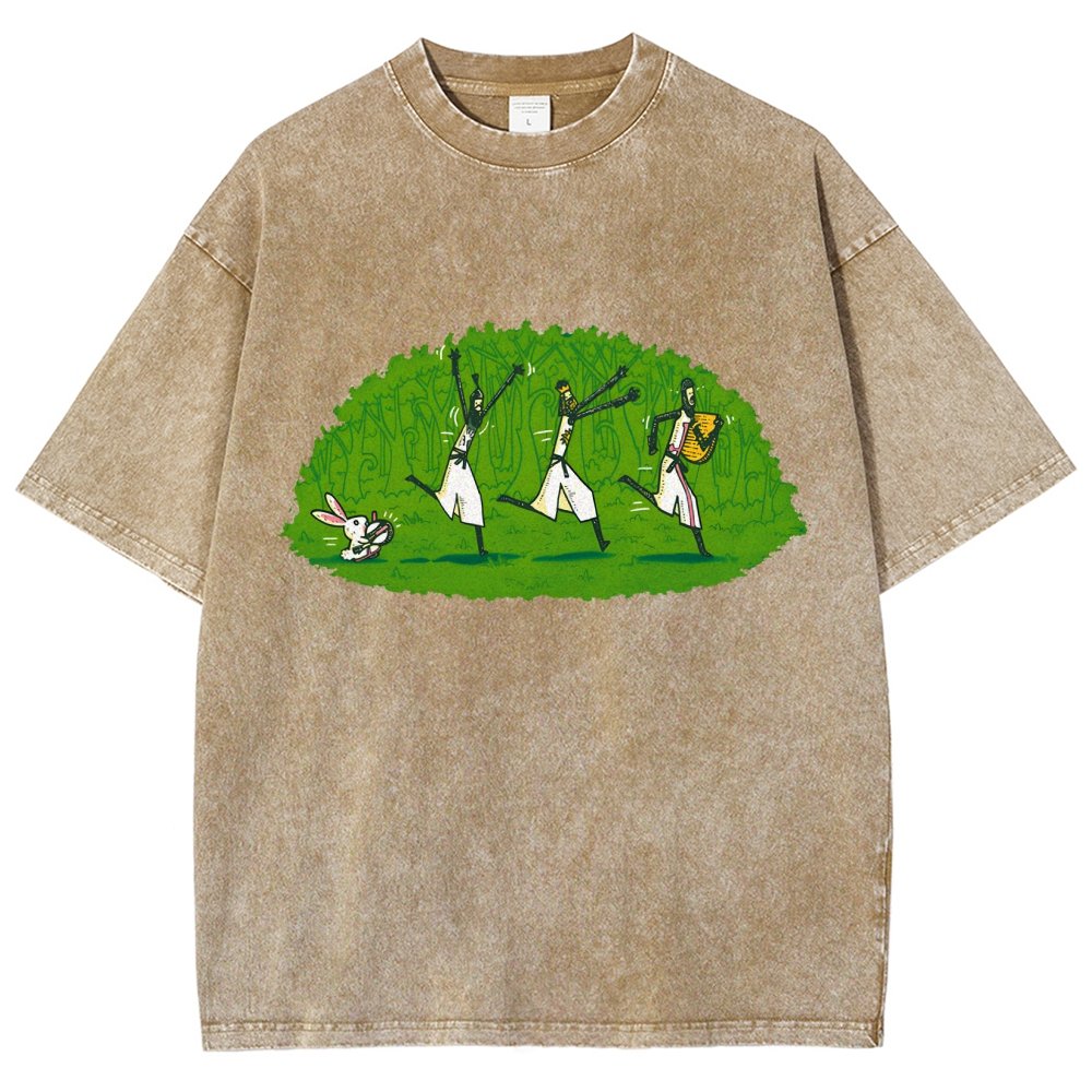 Run Away and Keep Going Vintage Distressed T-shirt