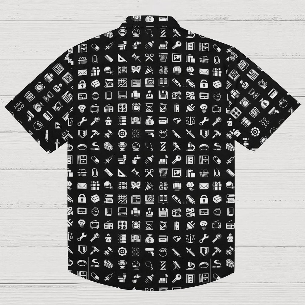 Interesting Retro Icons Geeky Shirt