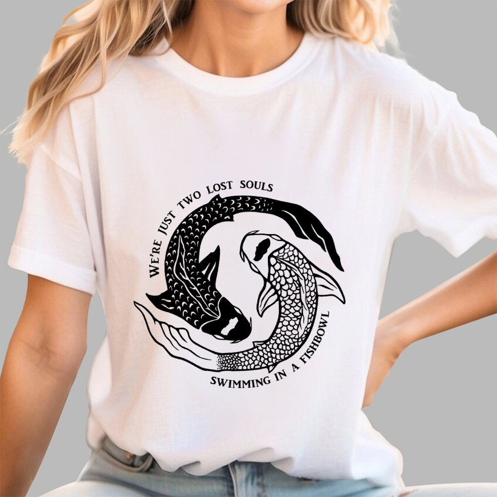 We're Just Two Lost Souls, Swimming In A Fish Bowl Geek T-Shirt