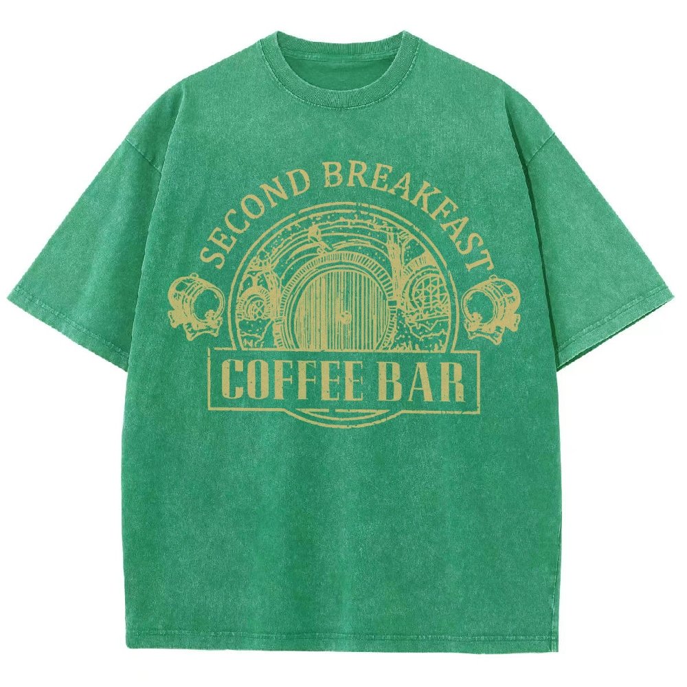 Extra Breakfast Coffee Vintage Distressed T-shirt