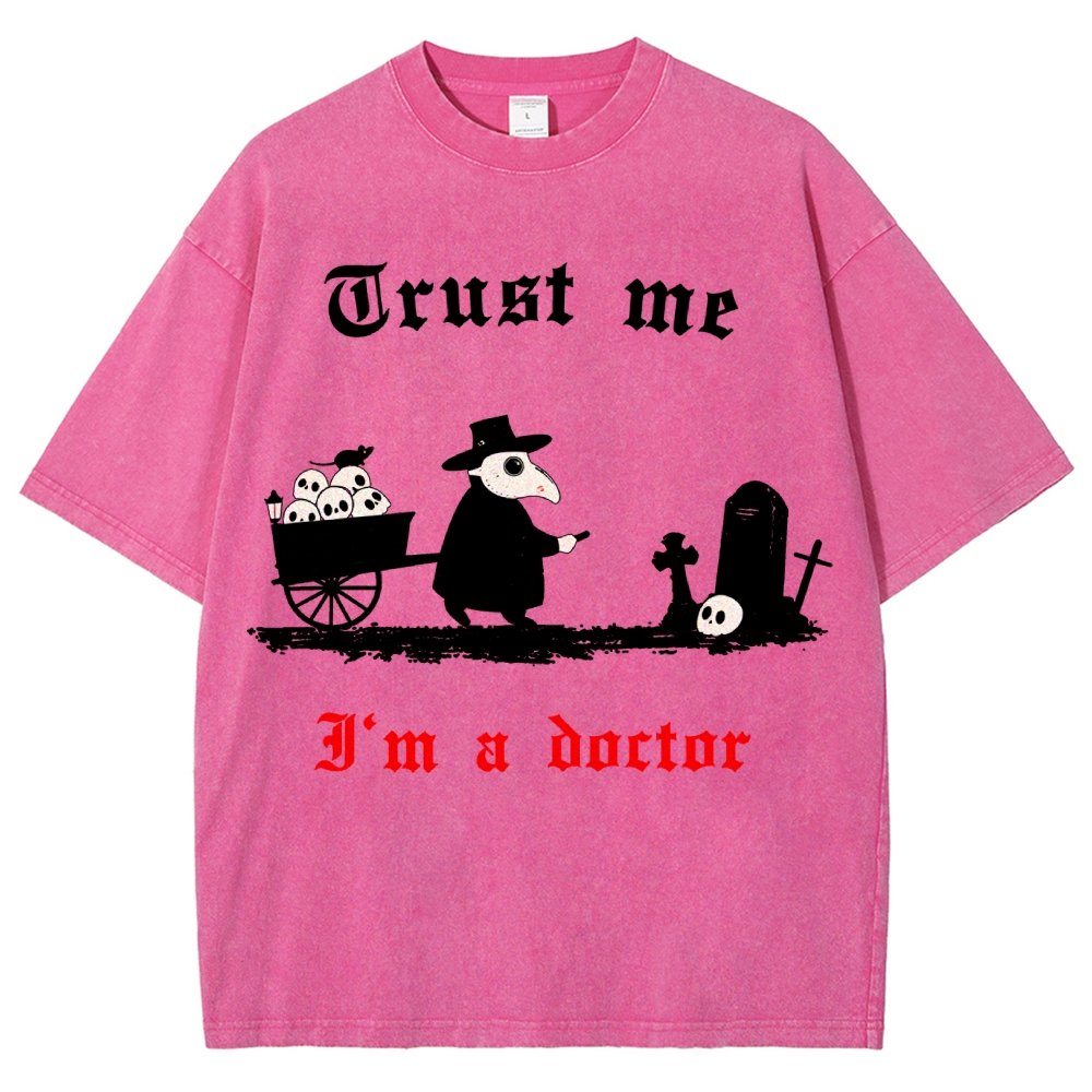 Trust Me I'm A Doctor Vintage Distressed T-shirt
