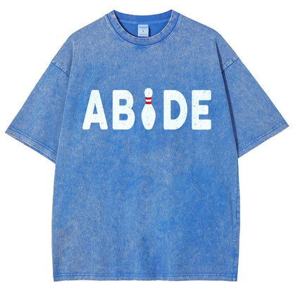 Bowling Abide Vintage Distressed T-shirt