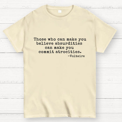 Voltaire Quote Geek T-Shirt